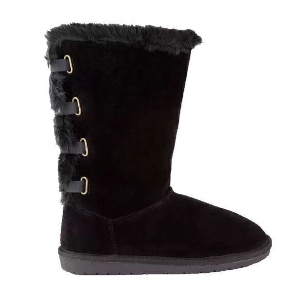 Sugar Women's Panthea Fuzzy Winter Tall Boots Black‎ Size 8 NEW
